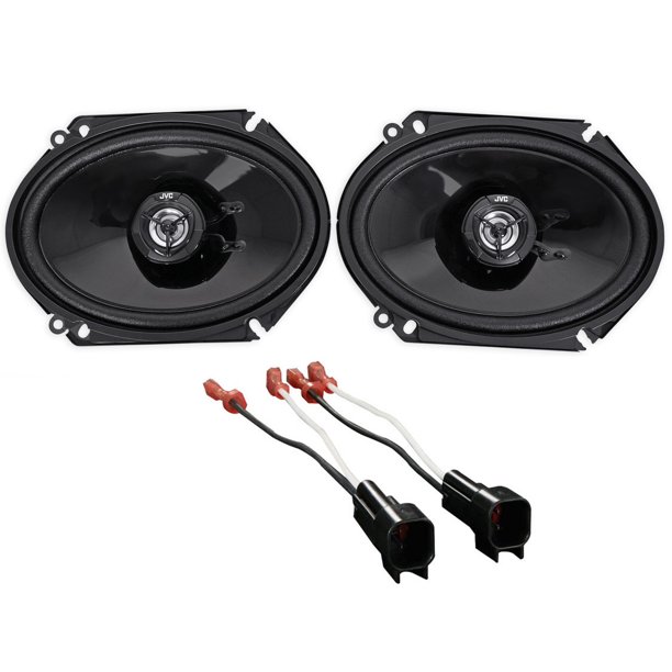JVC 6x8" Rear Speaker Replacement Kit For 19992004 Ford F250/350/450
