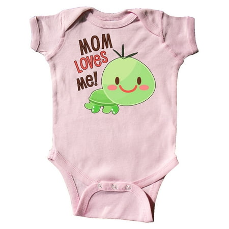 

Inktastic Mom Loves Me- Cute Turtle Gift Baby Boy or Baby Girl Bodysuit