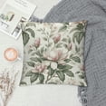 thumbnail image 2 of BCIIG Throw Pillow Cover Magnolia Vintage Bouquet Blooming Roses Watercolor Botanical Spring  Pillowcase Home Decorative Square Pillow Case Cushion Cover, 2 of 5