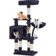 thumbnail image 1 of Árbol de Gatos, 3 Niveles Torre Árbol Rascador con Poste Rascador, Torre Grande para Gatos con Plataforma Acolchada y Pompón,para Gatos Pequeños Medios, 1 of 6