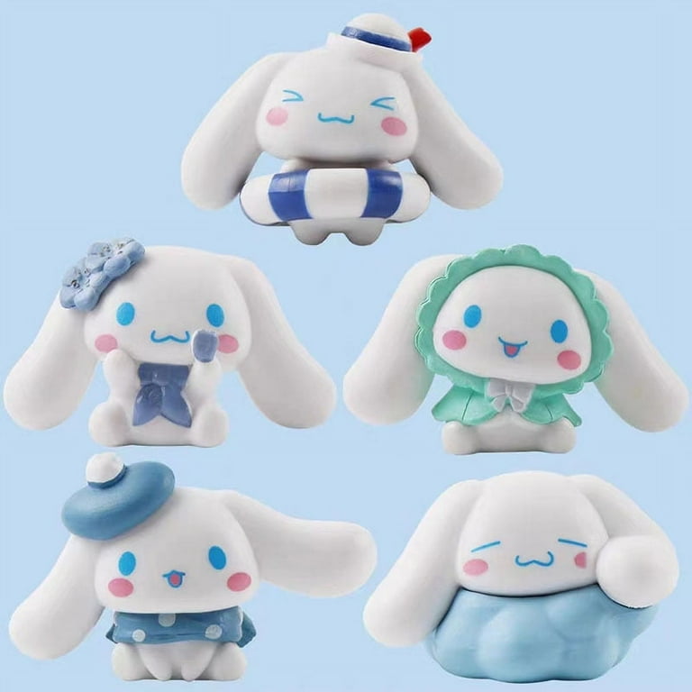 5pcs Sanrio Figures Toys Kawaii Anime Cinnamoroll Kurumi My
