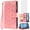Pink, variant on Asuwish Compatible with Google Pixel 9/Pixel 9 Pro Wallet Phone Case and Tempered Glass Screen Protector Flower Faux Leather Flip Credit Card Holder Stand Zipper Cell Cover for Pixel9 9Pro Women Blue