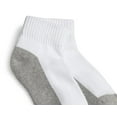 thumbnail image 5 of Jefferies Socks Girls Boys Socks, 6 Pairs Seamless Sport Quarter Ankle Smooth Toe Socks, 5 of 5