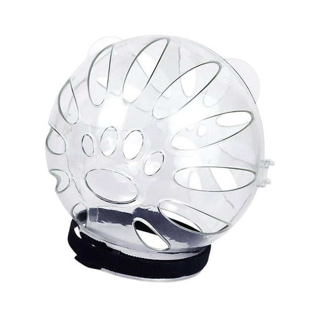 Cat Muzzle , Breathable Cat Hood Cover, Clear Anti Licking Pet Grooming