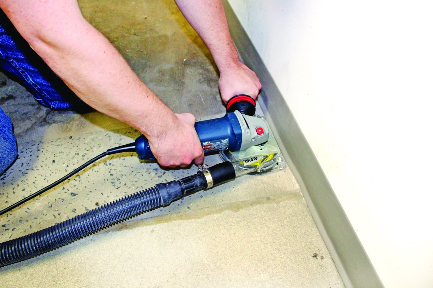 ALPHA ECOGKIT + Connector Hose High Speed Angle Grinder dust collection