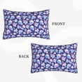 thumbnail image 2 of Balery flower Skull starry sky Bedding Queen Pillow Cases - Envelope Closure - Soft Brushed Microfiber Fabric - Shrinkage and Fade Resistant Pillow Cases-14"x20", 2 of 6
