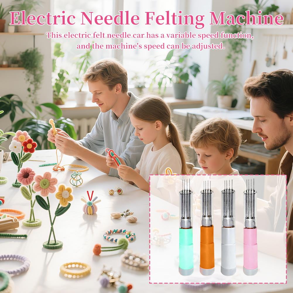 Electric Needle Felting Machine Wool Felting Tool, Speed Adjustable Tool-