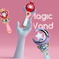 thumbnail image 4 of Kids Plastic Princess Wand Moon Crown Fake Diamond LED Fairy Wand Musical Toy, 4 of 10