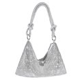 thumbnail image 1 of Bolso de noche NEWROGENG con diamantes de imitación plateados para mujer, 1 of 8