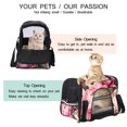 thumbnail image 3 of Peony Premium Pet Carrier - Portable Travel Bag for Small Dogs and Cats - 17x10x11.8 in - Fabric 900D Oxford Cloth,Nylon Webbing - Comfortable and Stylish Transport Solution!, 3 of 7