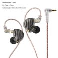 thumbnail image 2 of sweethay Auriculares con cable de 3,5 mm Cable desmontable Cancelación de ruido Auriculares de teléfono de cable largo Auriculares de graves Electrónica gris normal, 2 of 6