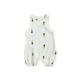 thumbnail image 1 of ZAXARRA Bébé Imprimé Sans Manches Romper Élégant pour les Enfants Garçons Filles, 1 of 9