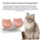 thumbnail image 4 of Comedero para gatos con cuenco doble de plataforma, cuencos elevados de comida y agua para gatos con soporte sin derrames, 4 of 5
