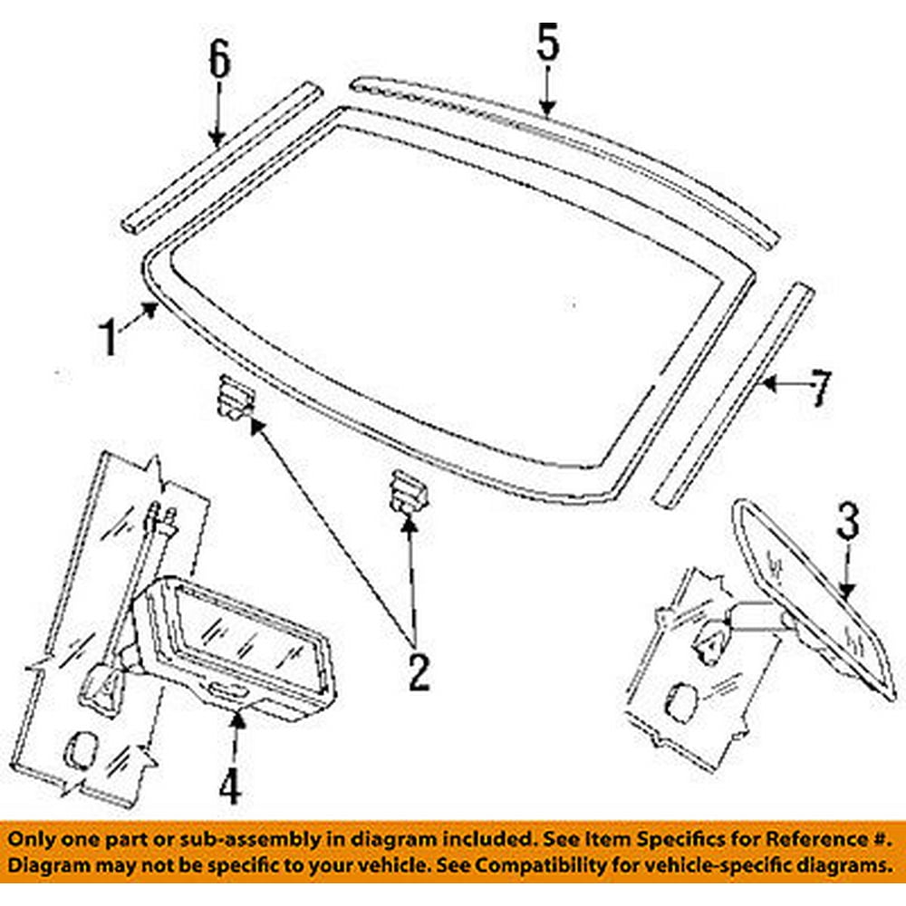 Jeep CHRYSLER OEM 9398 Grand Cherokee WindshieldReveal Molding