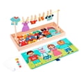 thumbnail image 2 of 38 / Set ropa colgante de simulación interactivo de rápida entrenamiento educativo Montessori de clasificación para niños niñas Hugo clasificación de tarjetas de juego, 2 of 9