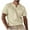 Khaki, variant on Plebaso Mens V Neck Pocket T-Shirts Casual Short Sleeve Basic Tee Tops Summer Business Blouses for Men