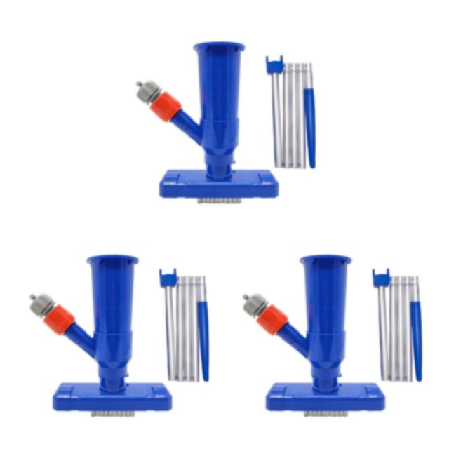 Advancent Handheld Pool Vacuum with 5 Vacuum Leaf Pole Brush Section for Spa Type1 NO1
