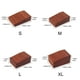thumbnail image 2 of 4 Uds. Bloques flotantes de trémolo marrón para accesorios de piezas de guitarra eléctrica, 2 of 9