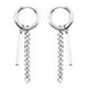 thumbnail image 3 of de material acero Inoxidable Cuelga Los Pendientes Pendientes para Los Hombres de Las Mujeres Salvador Pendientes colgantes con borlas, 3 of 7