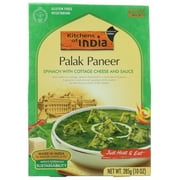 Kitchens of India Spinach with Cottage Cheese and Sauce Palak Paneer, 10 oz