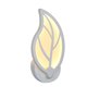 thumbnail image 1 of Lámpara de pared LED de 12 W con forma de hoja para interiores, moderna, para dormitorio, baño, porche, luz blanca cálida., 1 of 5