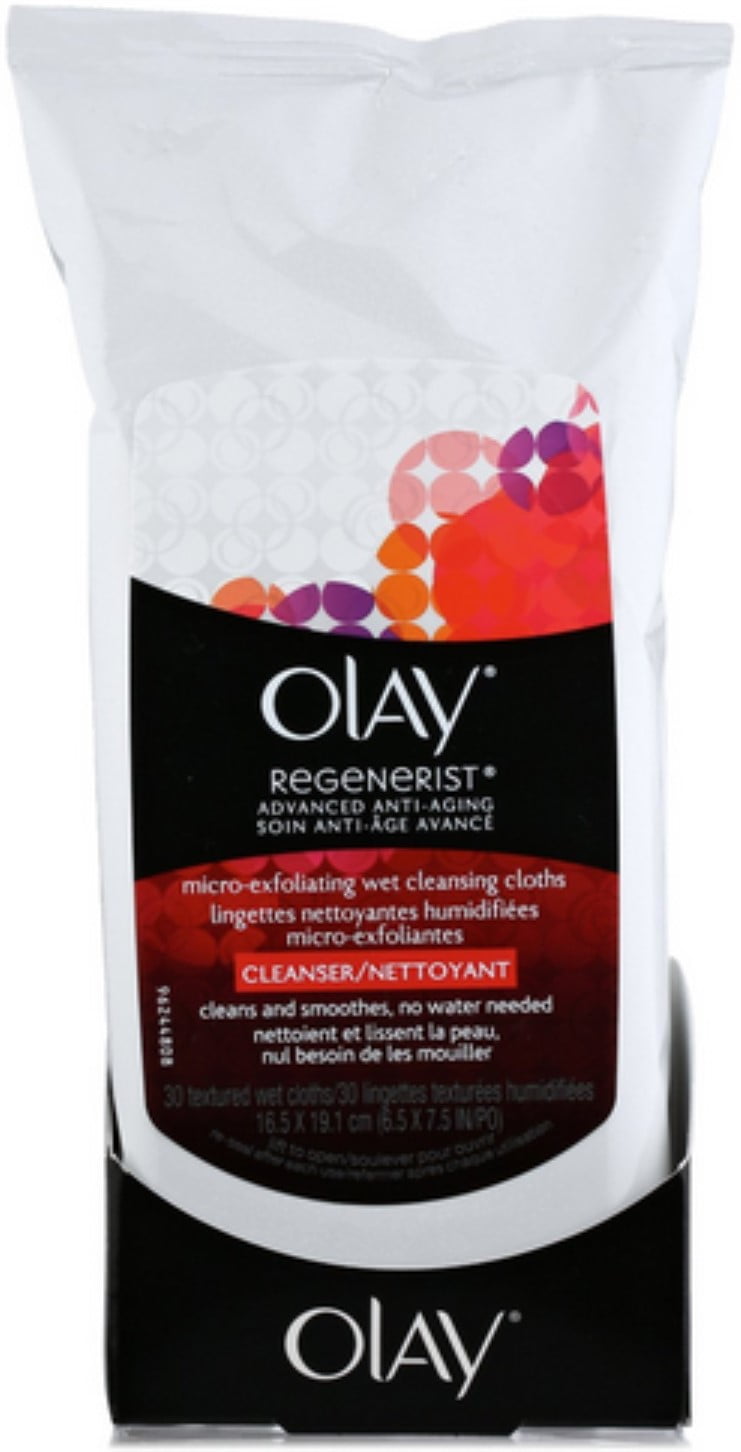 OLAY Regenerist Advanced AntiAging MicroExfoliating Cleansing Cloths