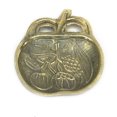 thumbnail image 1 of Brass Apple Dish, 1 of 1