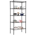 thumbnail image 1 of Estantería de garaje BestOffice de 5 niveles, metal, 340 kg de capacidad, color negro, 1 of 7