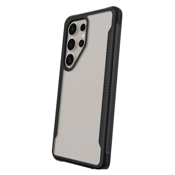 onn Dual-Layer Phone Case for Samsung Galaxy S24 Ultra - Black/Clear