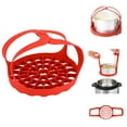 thumbnail image 3 of Steamer Basket Silicone Vegetable Steamer Basket Cooking Steamer for Kitchen, 3 of 10