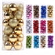 thumbnail image 2 of Bolas de Navidad de 3/4/6 cm, adornos para árbol de Navidad, colgantes para árbol de Navidad, decoración para fiestas en el hogar, Año Nuevo 2022, Navidad 2023, 2 of 5