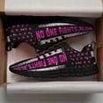 thumbnail image 3 of Breast Cancer Awareness Running Shoes Sneakers Mesh Black Size 11, 3 of 5