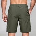 thumbnail image 5 of WULMLEO Men's Bike Shorts Stretch Hiking Cargo Shorts Quick Dry Bottoms with Zipper Pockets Cycling Casual Golf Shorts Army Green M, 5 of 5