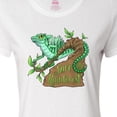 thumbnail image 4 of Inktastic Save the Rainforest with Basilisk Lizard on a Tree Women's T-Shirt, 4 of 5