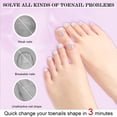 thumbnail image 3 of Kit de gel adhesivo y puntas para uñas de los pies SAVILAND, 500 unidades, gel transparente, 3 of 7
