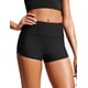 thumbnail image 1 of Shorts de baño CRZ YOGA negros tiro alto con costura interna de 6 cm XXS, 1 of 5