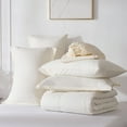 thumbnail image 6 of Davulos Twin Size Comforter Set White,5 Pieces Bed in a Bag for All Seasons,Soft Lightweight Twin Bedding Sets with Comforter, Sheet, Pillowcases & Shams, 6 of 8