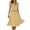 Khaki, variant on Giftesty Wedding Guest Dresses for Women Fashion Women Summer V-Neck Bandage Print Casual Short Sleeve Dresses