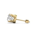 thumbnail image 5 of TimeLe$$ Classics 1/4 Carat TW Natural Diamond Solitaire Stud Earrings in Yellow Gold, 5 of 5