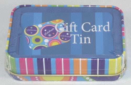 American Express Tin Metal Gift Card Holder Gift A Gift 5 1/8" x 3 3/8" x 3/4" 