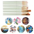 thumbnail image 1 of FLAMEEN Oil Paint Set, Precise Control Painting Brush For Gouache For Beginners For Oil Painting For Propylene For Friends, 1 of 8