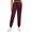 Fuchsia, variant on Womens Joggers with 3 Pockets Tapered Casual Sweatpants for Lounging Drawstring Athletic Pants Jogging Workout and Gym