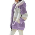 thumbnail image 1 of Veste en Polaire à Capuche Ourson à Manches Longues pour Femmes, Manteau Chaud d'Hiver, 1 of 2
