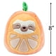 thumbnail image 4 of Peluche Squishmallow Simon The Orange Sloth, 8 pulgadas, bla, 4 of 6