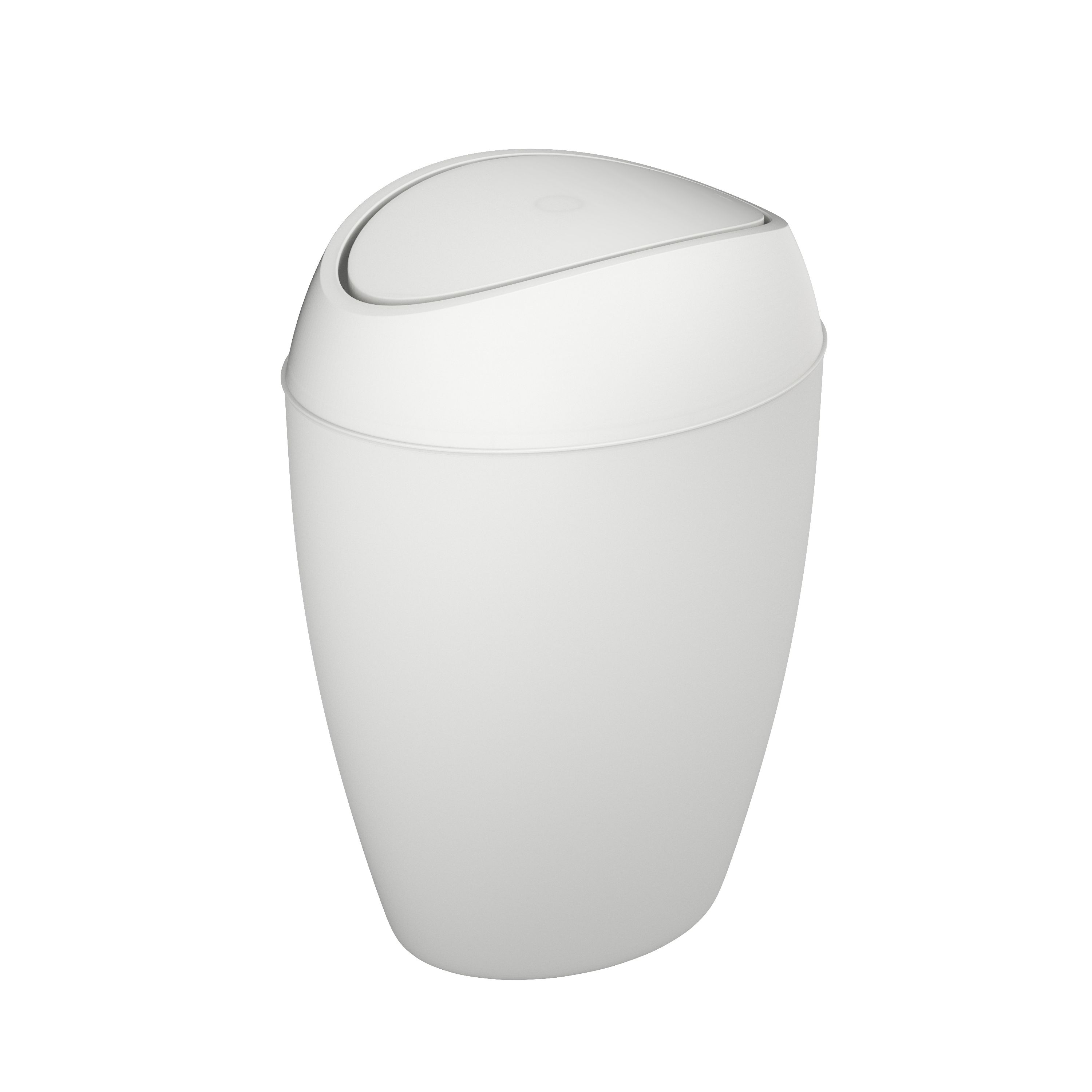 Umbra Twirla 2.2 Gallon Bathroom Trash Can with Lid