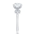thumbnail image 3 of Rosec Jewels Certified Lab Grown 3 Carat Diamond Engagement Ring for Women - EF-VS Quality - Gift For Special Occasion, 18K White Gold, US 6.50, 3 of 8