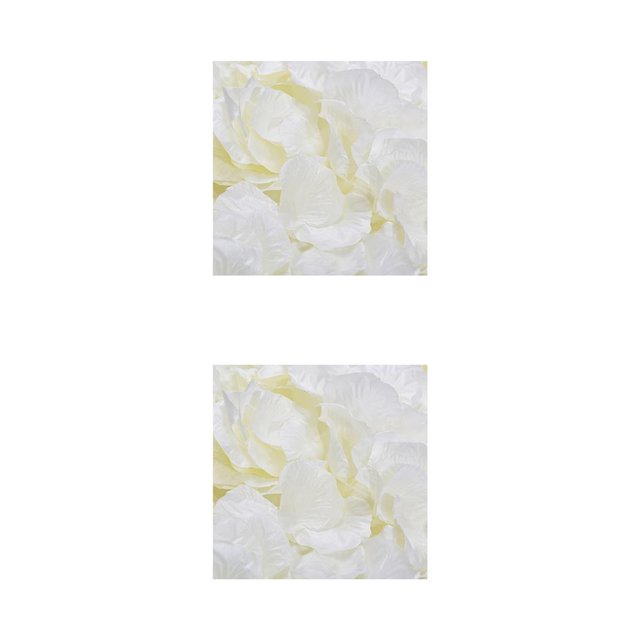 Sonducket 100 piezas de tela de pétalos de flores de rosas artificiales accesorios de diseño de flores falsas románticas para compromiso Verde 5x5cm 2Conjunto