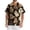 Khaki_001, variant on Scrub Top Men Plus Size V-Neck Short Sleeve Spooky Horror Print Carer Top Soft Comfort Stretch Working Uniform with Chest Pockets Black 5XL