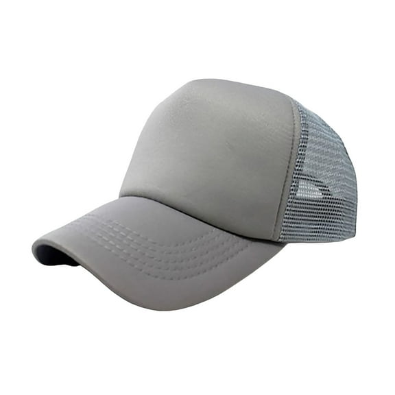 6-Pack Trucker Hat Adjustable Cap (Grey)