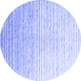 thumbnail image 1 of Ahgly Company Indoor Round Abstract Blue Contemporary Area Rugs, 6' Round, 1 of 4